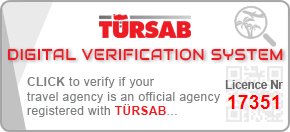 TÜRSAB Цифровая верификация — Лицензия № 17351